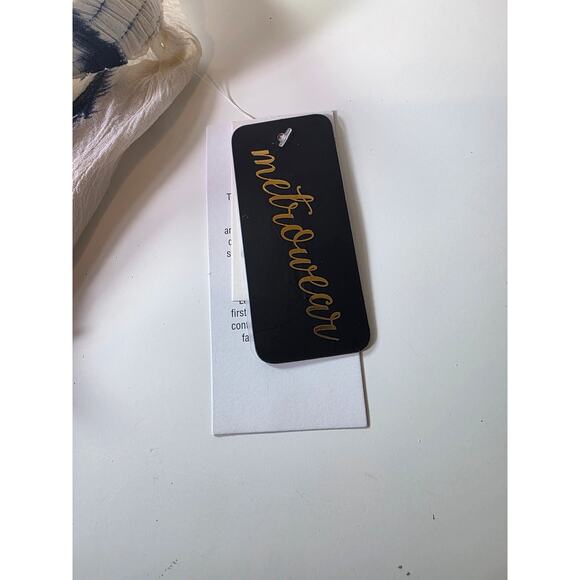 METROWEAR Red Blue White Tye Dye NEW Hippie Boho Festival Maxi Skirt SZ L - Picture 5 of 12